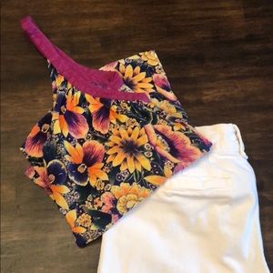 Free People Floral Tank Top